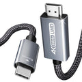 Benfei 000206GREY adaptador de cable de vídeo 1.8 m USB Type-C HDMI gris