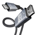 Benfei 000207GREY cable DisplayPort 1.8 m USB Type-C gris