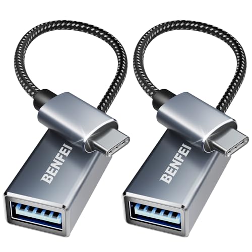 Benfei adaptador USB C a USB 3.0 Paquete de 2 000262GREY-2P