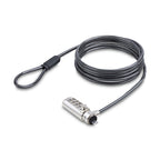 StarTech.com SNBLC4D-LAPTOP-LOCK cable antirrobo Negro, Plata 2 m