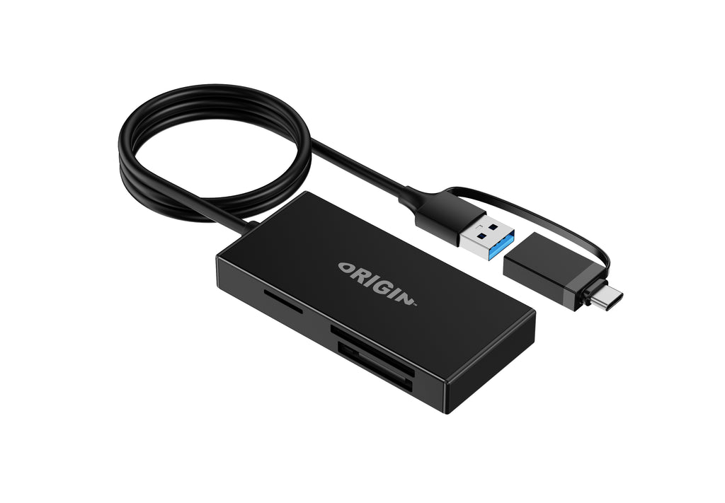Origin Storage OS-MPCR lector de tarjeta USB 3.2 Gen 1 (3.1 Gen 1) Type-C Interno Negro