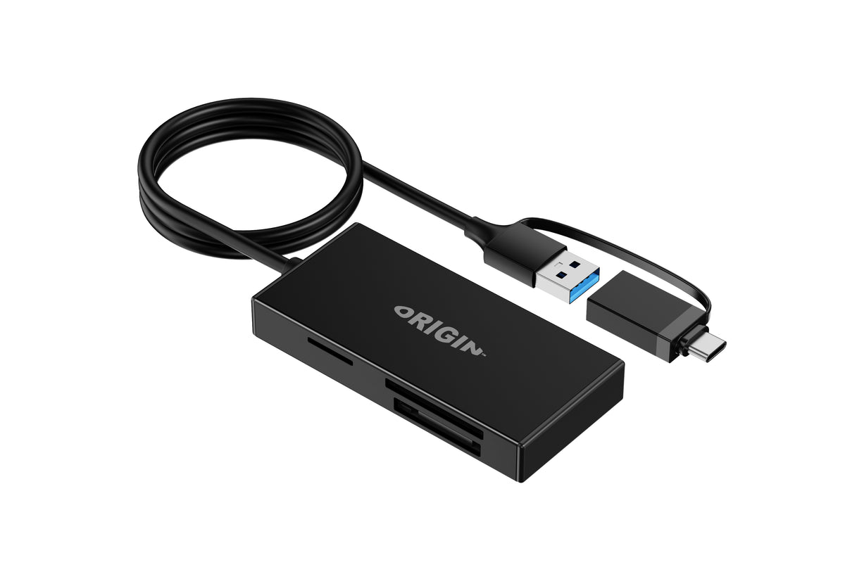 Origin Storage OS-MPCR lector de tarjeta USB 3.2 Gen 1 (3.1 Gen 1) Type-C Interno Negro