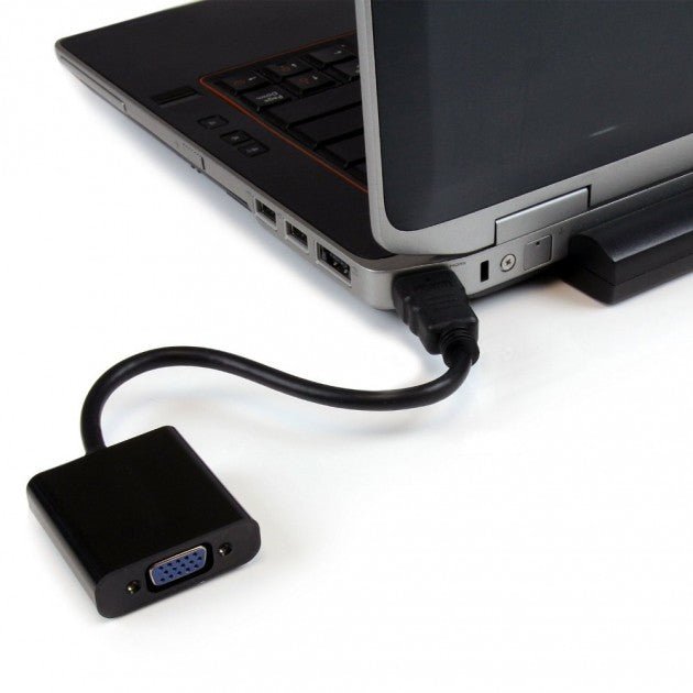 Techly IDATA-HDMI-VGA2A adaptador de cable de vídeo 0,15 m VGA+3.5mm Negro (4)