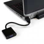 Techly IDATA-HDMI-VGA2A adaptador de cable de vídeo 0,15 m VGA+3.5mm Negro (4)