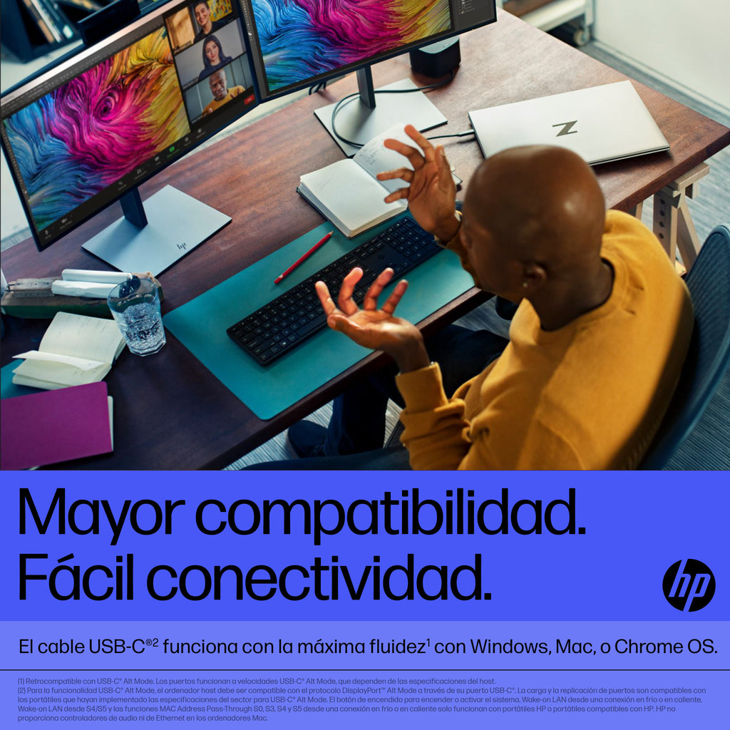 HP Thunderbolt 120W G4 Dock Alámbrico Thunderbolt 4 Negro (8)