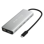 j5create JCD403-N hub de interfaz USB Tipo C 10000 Mbit/s Gris (2)