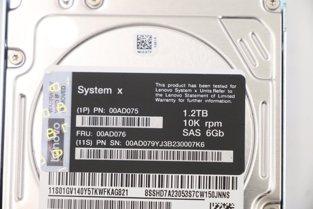 IBM 1.2TB SAS 2.5" G2HS HDD 00AD076-RFB – Reacondicionado