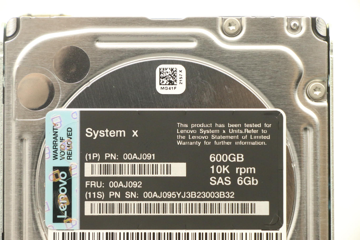IBM 600GB 10K 6Gbps SAS 2.5in 00AJ092-RFB – Reacondicionado