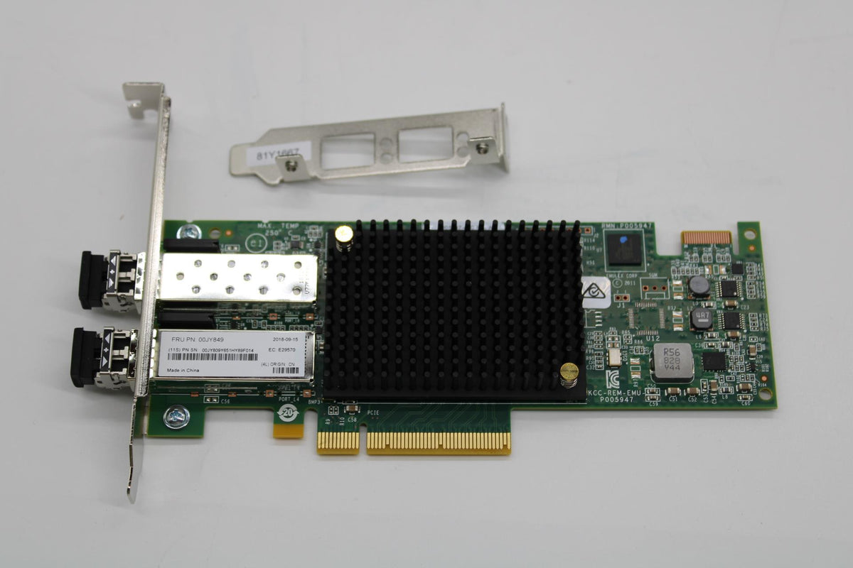 IBM HBA Emulex FC de 16Gb de puerto doble 00JY849-RFB – Reacondicionado