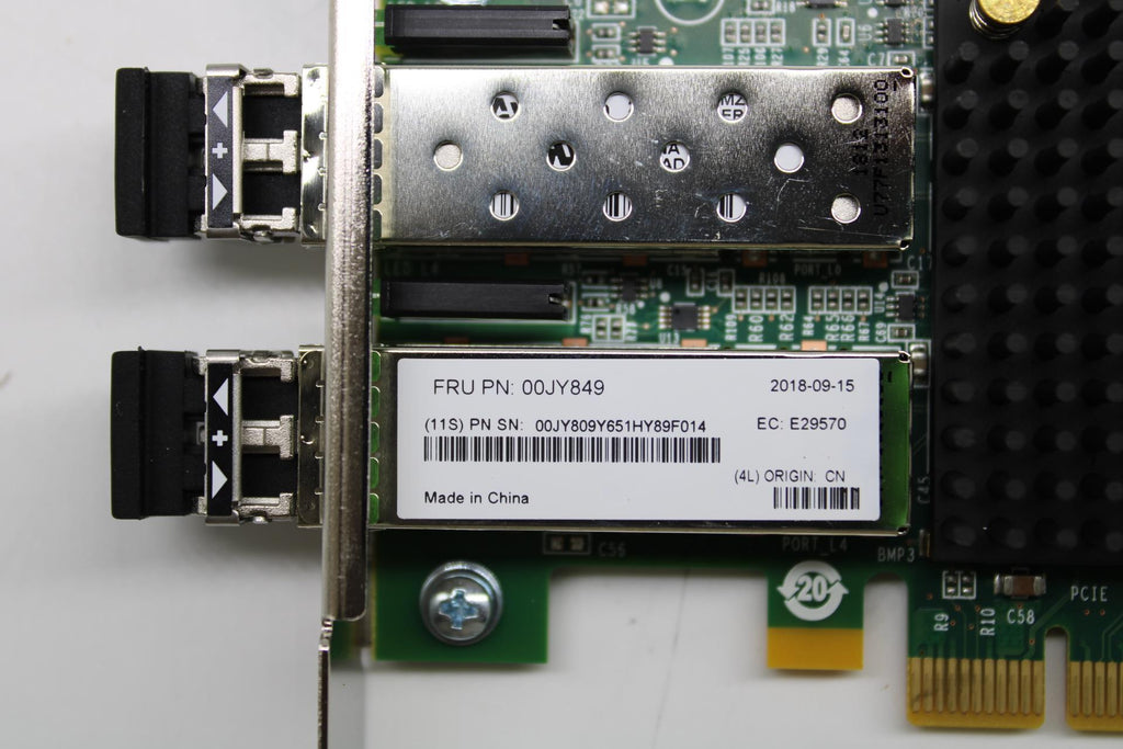 IBM HBA Emulex FC de 16Gb de puerto doble 00JY849-RFB – Reacondicionado