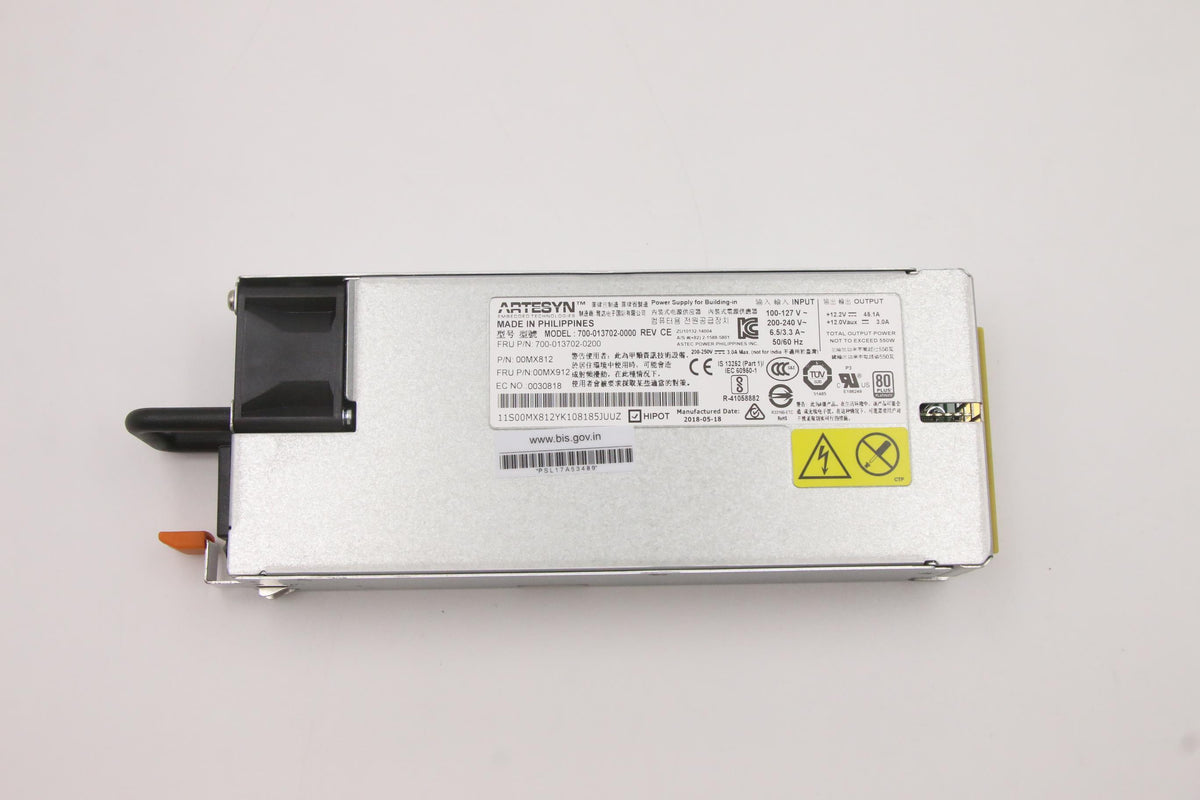 IBM 550W High Efficiency Platinum 00MX912-RFB – Reacondicionado
