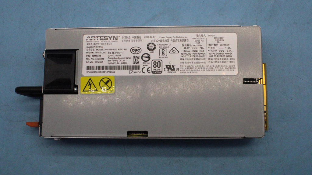 IBM 1400W PSU 00MX924-RFB – Reacondicionado