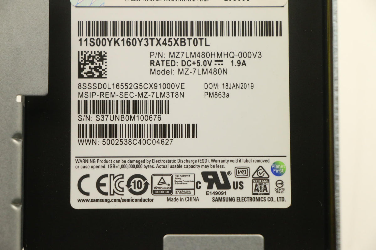480GB SSD 6Gbps 2.5" SATA