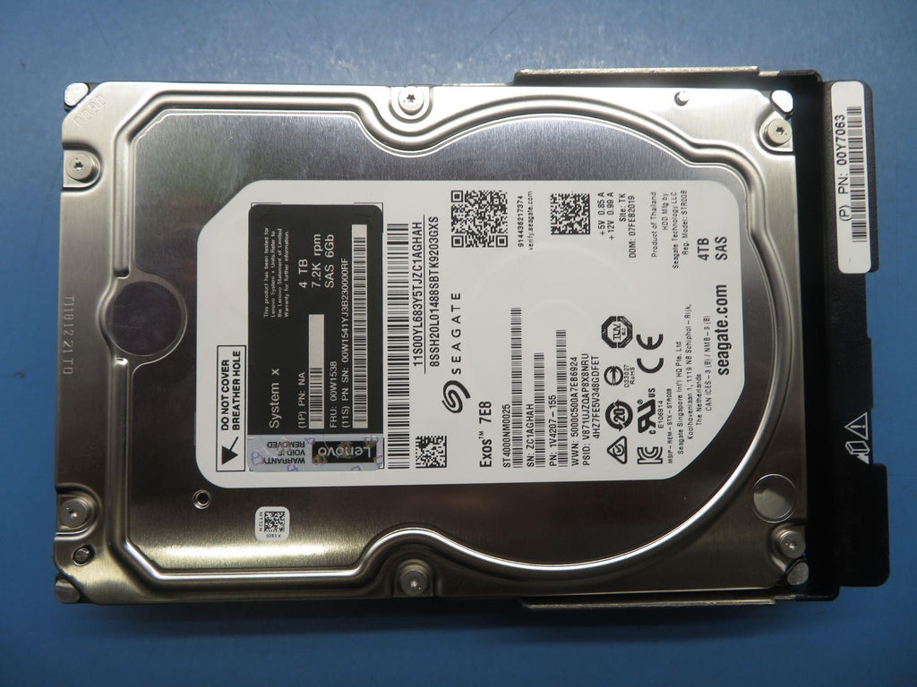 IBM 4TB 7.2K 6G 3.5INCH NHP SAS 00W1538-RFB – Reacondicionado