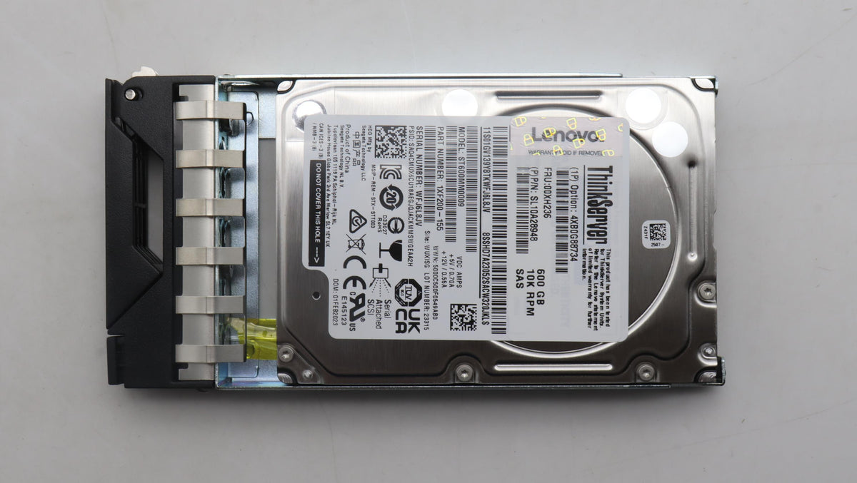 600GB 2.5" SAS 10K Hot Swap