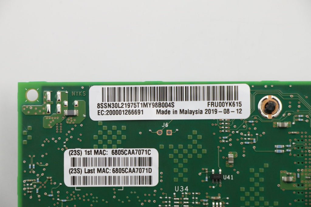 10GbE PCIe Ethernet adapter