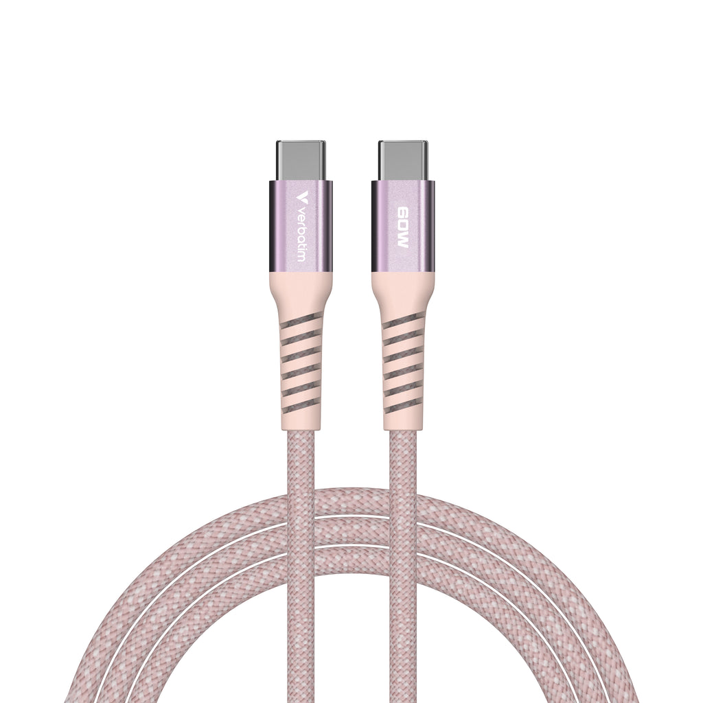 Verbatim 31853 cable USB USB 2.0 1,2 m USB C 0,48 Gbit/s 60 W Rosa (3)