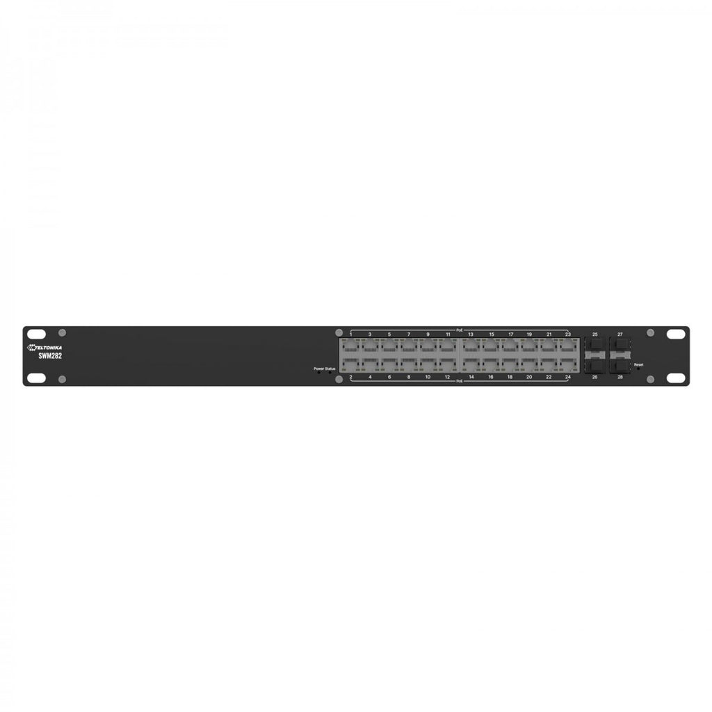 Teltonika SWM282 Gestionado L2+ Gigabit Ethernet Energía sobre Ethernet Negro