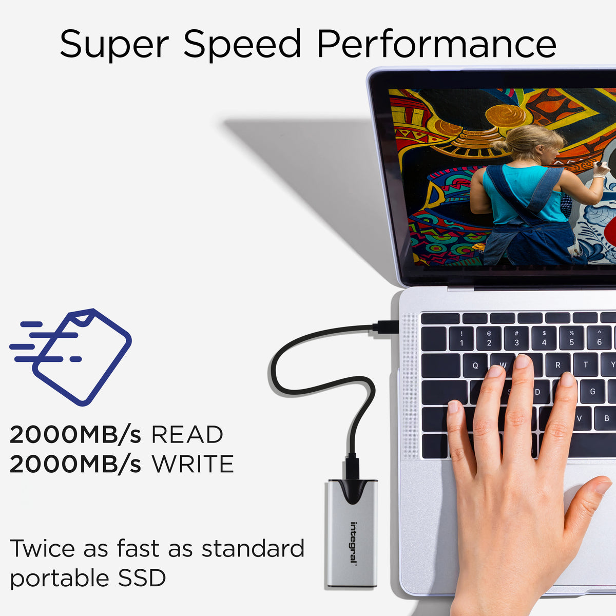 Integral SlimXpress Pro INSSD4TPORT3.2SLIMXS unidad externa de estado sólido 4 TB USB 3.2 Gen 2x2 (3)