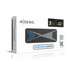 AISENS ASM2-RGB013B caja para disco duro externo Caja externa para unidad de estado sólido (SSD) Negro (6)