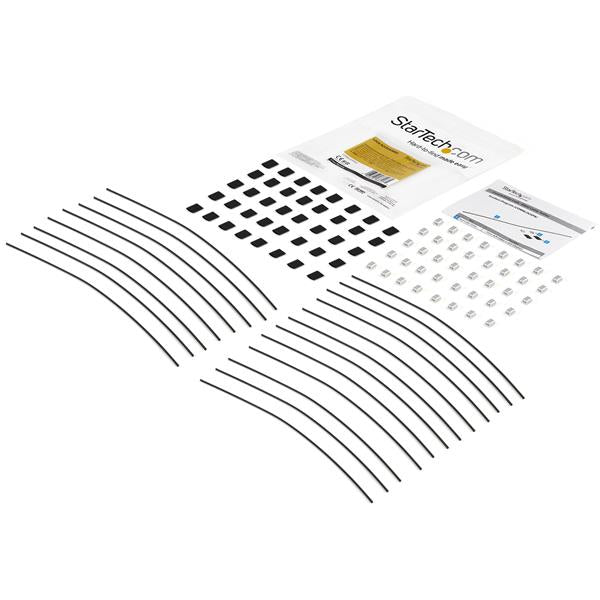 StarTech.com CONNLOCKPK20 organizador de cables Piso Cable con piezas de sujeción Negro 20 pieza(s) (7)
