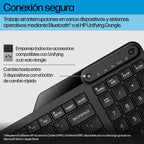 HP 475 Dual-Mode Wireless Keyboard teclado Universal Bluetooth Negro (6)