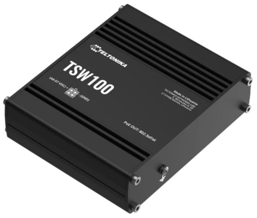 Teltonika Networks TSW100 (EU) PoE+ switch x5 TSW100010000