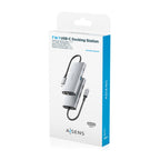 AISENS ASUC-7P049-GR base para portátil y replicador de puertos Alámbrico USB 3.2 Gen 1 (3.1 Gen 1) Type-C (8)