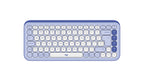 Logitech POP Icon Keys teclado Universal Bluetooth QWERTY Internacional de EE.UU. Lila, Blanco (2)