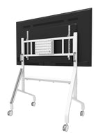 Neomounts FL50-575WH1 mueble y soporte para dispositivo multimedia Blanco Carro/soporte de suelo con ruedas multimedia (5)