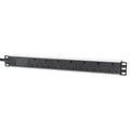 Intellinet 715300 unidad de distribución de energía (PDU) 7 salidas AC 1U Negro, Blanco
