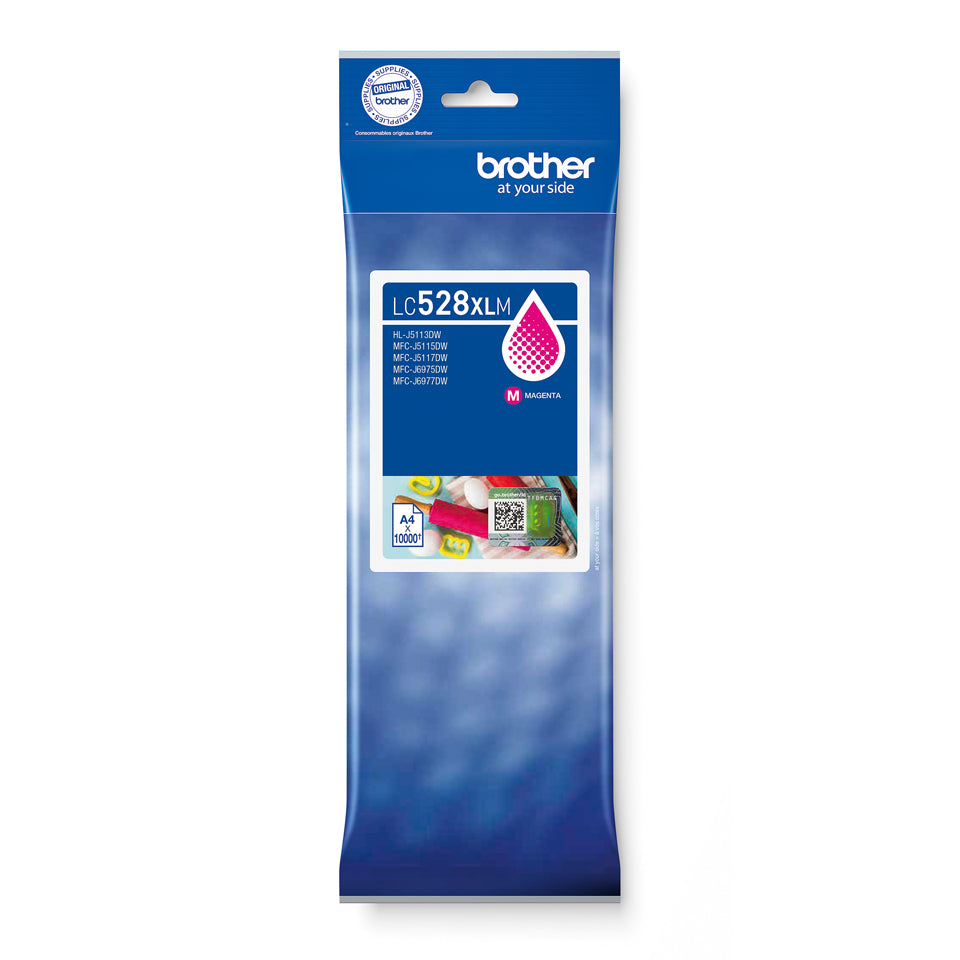 Brother LC528XLM cartucho de tinta 1 pieza(s) Original Ultra High Yield Magenta (2)