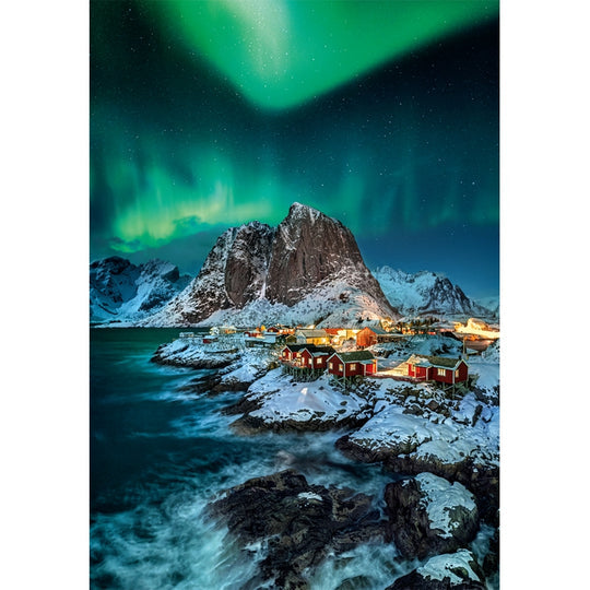 Clementoni Lofoten Islands Puzzle rompecabezas 1000 pieza(s) Invierno (2)