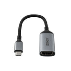 Lindy 43428 adaptador de cable de vídeo 0,15 m USB Tipo C HDMI Gris (4)