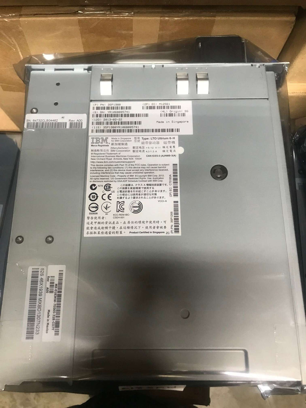Dell LTO6 HH SAS TL2000-TL4000 183KW-RFB – Reacondicionado (2)