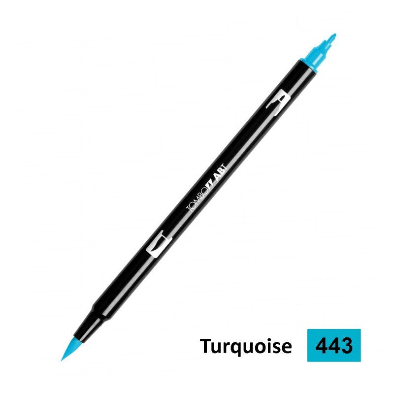 Tombow ABT-443 rotulador Fino/Extra grueso Turquesa 1 pieza (3)