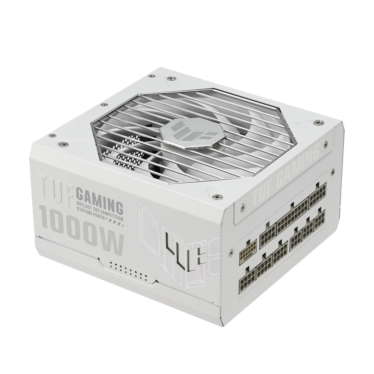 ASUS TUF Gaming 1000W Gold White Edition unidad de fuente de alimentación 20+4 pin ATX ATX Blanco (2)