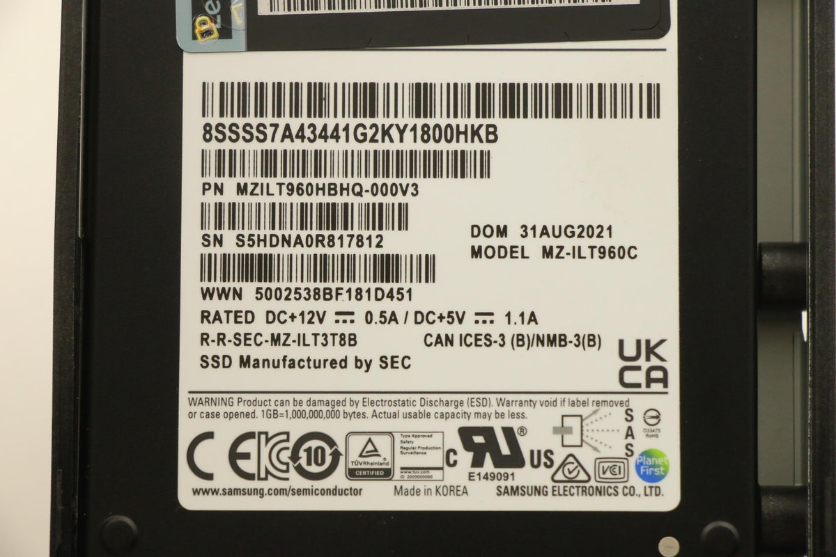 HDD 400GB 3DWD SSD 2.5in SAS