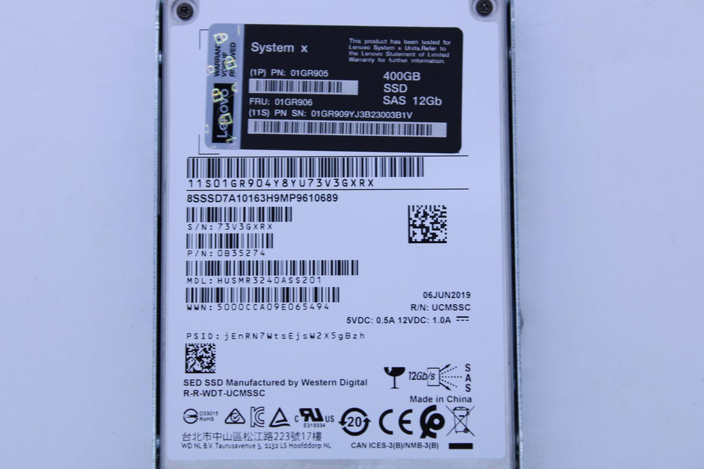400GB 12Gb SAS SED SSD 2.5in