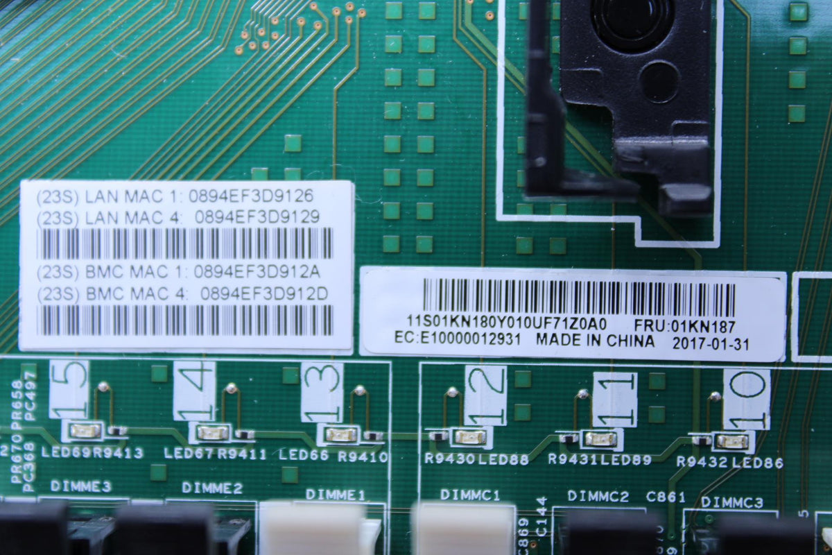 IBM X3550 M5 System Board 01KN187-RFB – Reacondicionado