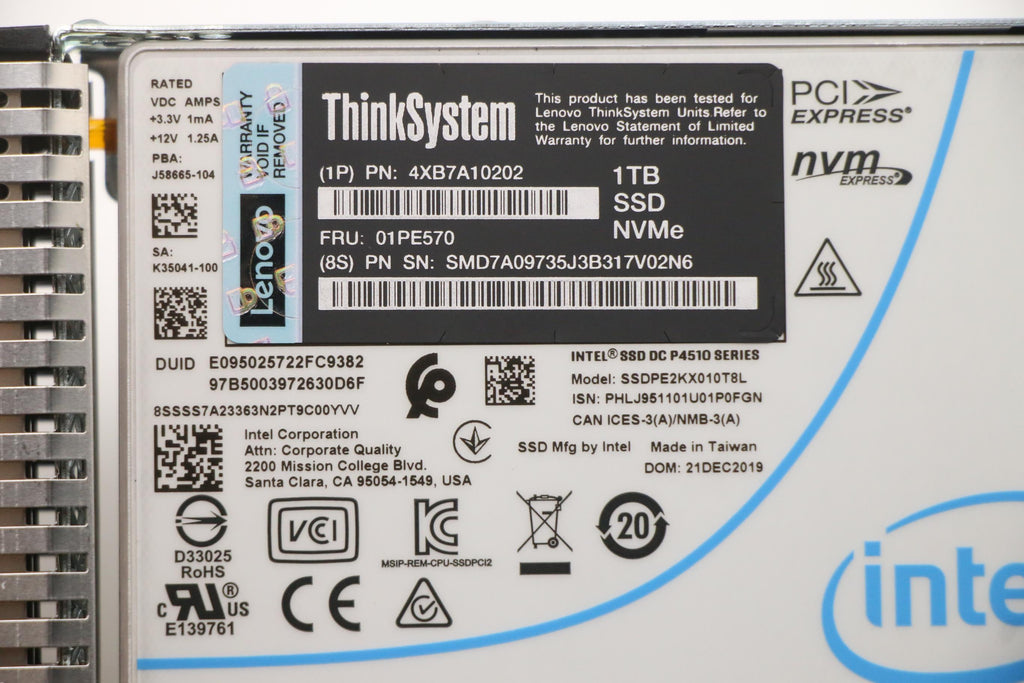 1TB U.2 NVMe PCIe 3.0