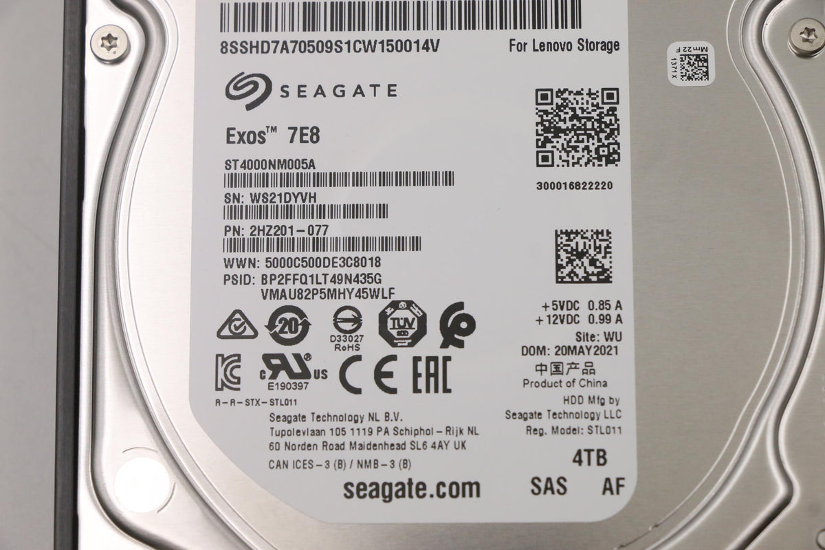 ThinkSystem 4TB, LFF, NL SAS