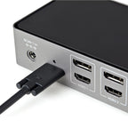 StarTech.com DK31C3HDPDUE base para portátil y replicador de puertos Alámbrico USB 3.2 Gen 2 (3.1 Gen 2) Type-C Negro, Gris (6)