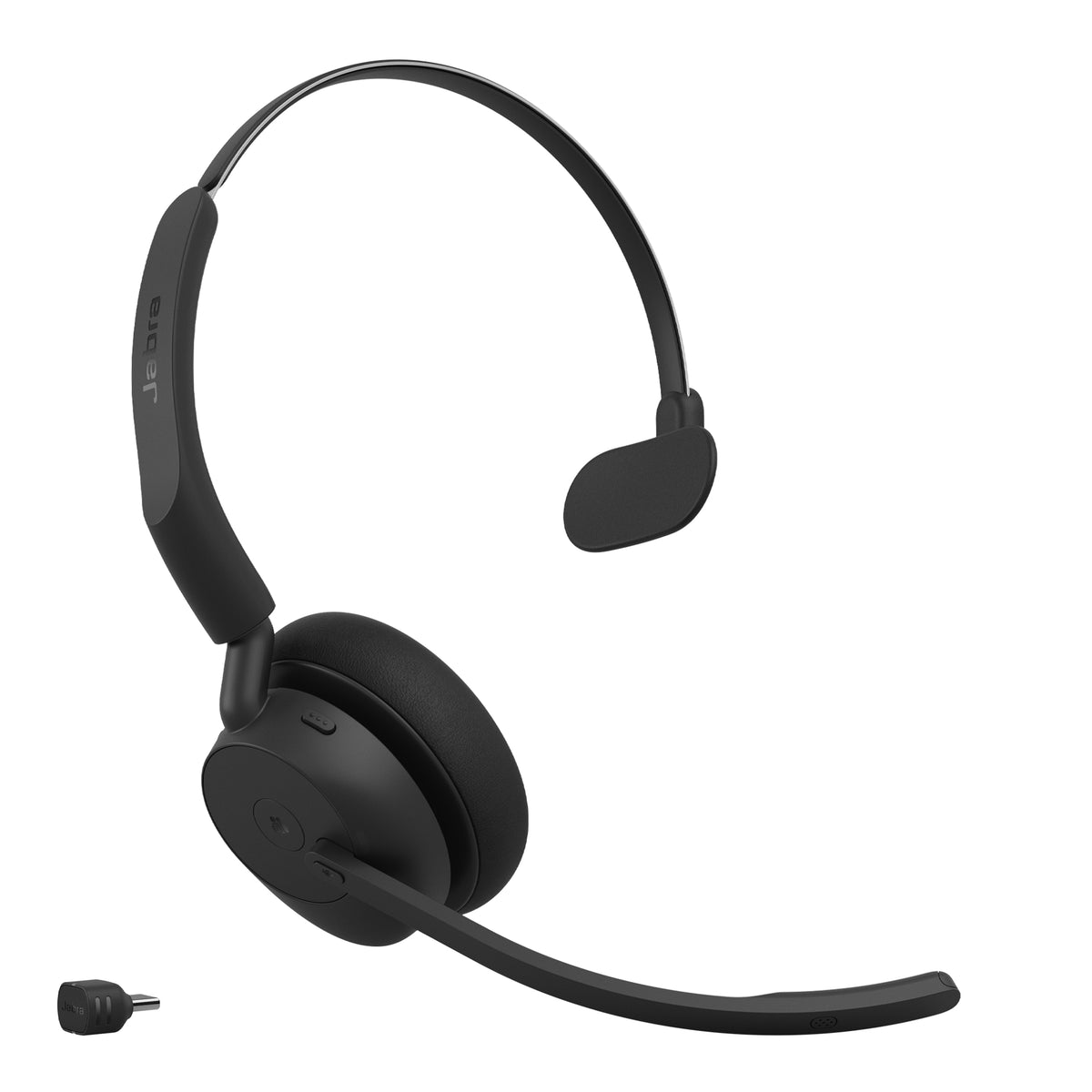Jabra Evolve3 45 Auriculares Inalámbrico Diadema Oficina/Centro de llamadas USB Tipo C Bluetooth Negro (4)