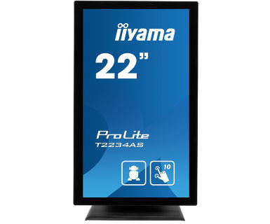 iiyama ProLite T2234AS-B1 pantalla para PC 54,6 cm (21.5") 1920 x 1080 Pixeles Full HD Pantalla táctil Multi-usuario Negro (2)