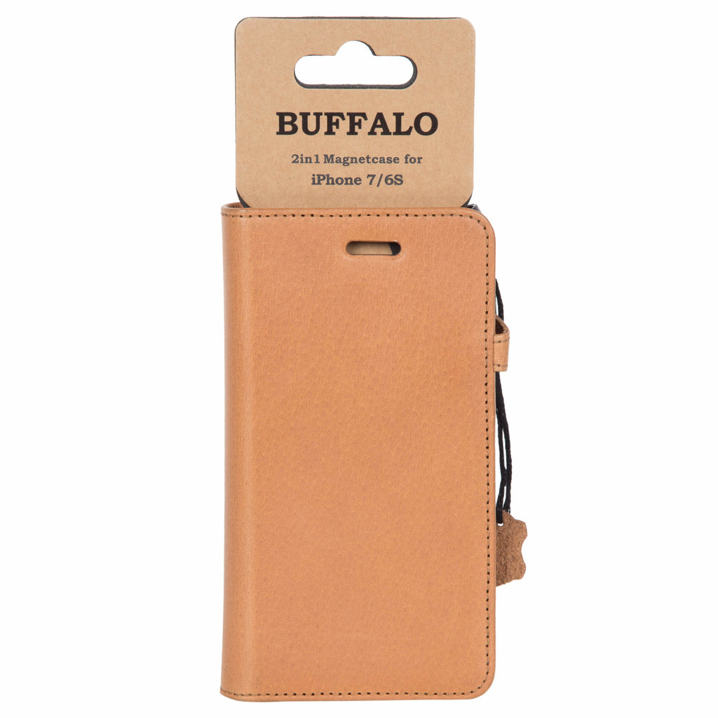 Buffalo 657514 funda para teléfono móvil 11,9 cm (4.7") Libro Color coñac (2)