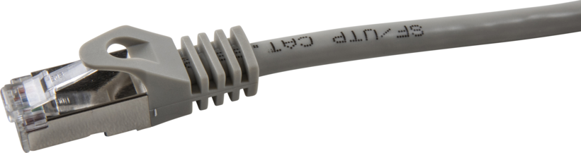 Cable patch cat.5e,SF/UTP,RJ45,1m, gris