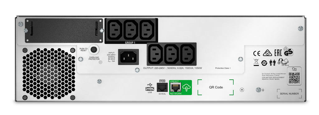 APC SMTL1500RMI3UC sistema de alimentación ininterrumpida (UPS) Línea interactiva 1,5 kVA 1350 W 6 salidas AC (2)