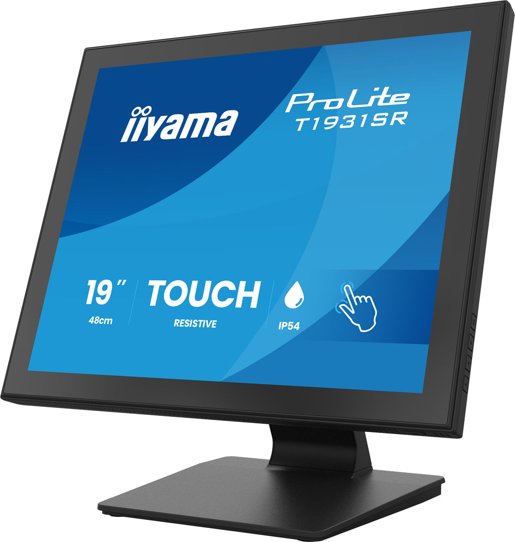 iiyama ProLite T1931SR-B2S pantalla para PC 48,3 cm (19") 1280 x 1024 Pixeles SXGA LCD Pantalla táctil Mesa Negro (6)
