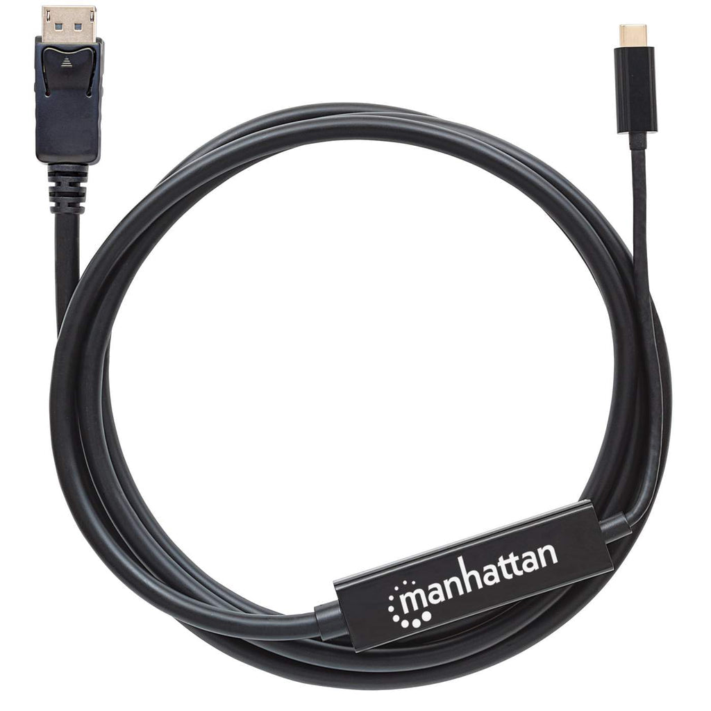 Manhattan 152464 adaptador de cable de vídeo 2 m USB Tipo C Negro (6)